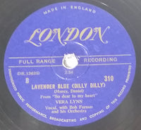 1948 Vera Lynn "Again" (Newman, Cochran) & "Lavender Blue (Dilly Dilly)" (Morey, Daniel) 10" 78RPM Record - Treasure Valley Antiques & Collectibles