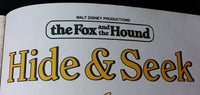 1981 Walt Disney The Fox and the Hound "Hide & Seek" - Little Golden Books - 104-44 - "G" Edition - Collectible Children's Book - Treasure Valley Antiques & Collectibles