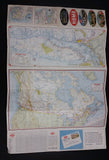 1965 Home Oil Distributors Vancouver Road Maps of British Columbia Alberta and Canada - Treasure Valley Antiques & Collectibles