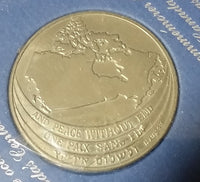 1967 Canada and Israel Commemorative Friendship Coin Celebrating Canada's Centennial - Treasure Valley Antiques & Collectibles
