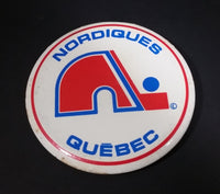 Vintage 1980s Quebec Nordiques NHL Hockey Button Pin - Treasure Valley Antiques & Collectibles