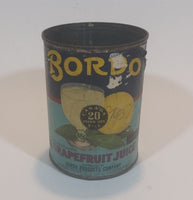 1950s Bordo Unsweetened Grapefruit Juice 20 Fluid Oz. Beverage Can - Canada Size - Treasure Valley Antiques & Collectibles