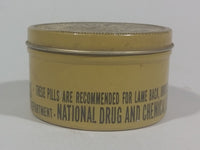 1940s National Drug and Chemical Company of Canada Limited BDC Gin Pills For The Kidneys Tin - Treasure Valley Antiques & Collectibles