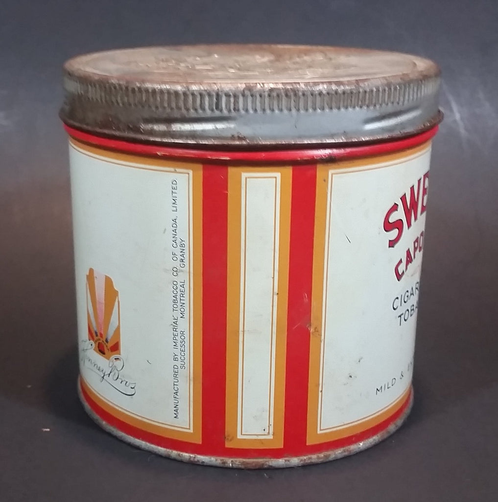 Vintage 1960s Sweet Caporal Cigarette Tobacco Tin Metal Can – Treasure ...