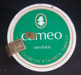 Vintage Rare Find Cameo Menthol Cigarette Tobacco Tin with Lid - Treasure Valley Antiques & Collectibles