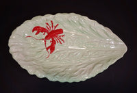 Antique 1930s Carlton Ware Lobster Serving Dish Platter Plate - Treasure Valley Antiques & Collectibles