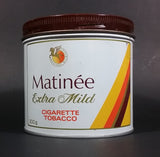 Vintage Late 1970s Matinee Extra Mild Cigarette Tobacco Tin with Lid - Treasure Valley Antiques & Collectibles