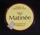 Vintage Late 1970s Matinee Extra Mild Cigarette Tobacco Tin with Lid - Treasure Valley Antiques & Collectibles