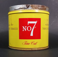 1960s Black Cat No. Number 7 Fine Cut Tobacco Tin - no lid - Treasure Valley Antiques & Collectibles