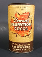 Antique 1920s Rowntree Cowan's Perfection Cocoa Tin - Treasure Valley Antiques & Collectibles
