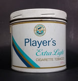 Vintage Late 1970s Player's Extra Light Cigarette Tobacco Tin (Was used as coin bank) - Treasure Valley Antiques & Collectibles