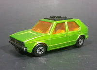 1976 Lesney Products Matchbox Lime Green Superfast No. 7 VW Volkswagen Golf Toy Car - Treasure Valley Antiques & Collectibles
