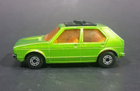 1976 Lesney Products Matchbox Lime Green Superfast No. 7 VW Volkswagen Golf Toy Car