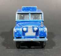 1959-1961 Corgi Toys Land Rover 109 W.B. Blue Toy Truck - No. 416 "Radio Rescue" - Treasure Valley Antiques & Collectibles