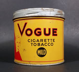 1960s Vogue Mild Cigarette Tobacco Tin w/ Lid - Treasure Valley Antiques & Collectibles