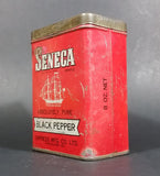 1940s Empress Seneca Brand Black Pepper Tin (Still has Pepper) - Treasure Valley Antiques & Collectibles