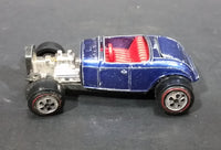 1969-70 Topper Johnny Lightning Custom '32 Ford Redlines Era Blue Die Cast Toy Car Vehicle - Treasure Valley Antiques & Collectibles