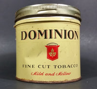 Vintage Dominion Mild & Mellow Fine Cut Tobacco Tin With Lid - Treasure Valley Antiques & Collectibles