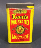 Vintage Keen's Mustard Tin Spice Container 113g 4 oz Colman Foods of Norwich England - Treasure Valley Antiques & Collectibles