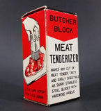 Vintage Mid-Century Our Own Import Japan Hand held Butcher Block Meat Tenderizer In Box - Treasure Valley Antiques & Collectibles