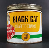 Vintage Black Cat Fine Cut Cigarette Tobacco Tin with Lid - Treasure Valley Antiques & Collectibles