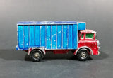 1967-1972 Lesney Matchbox No. 44 GMC Refrigerator Truck Red/Blue (Bumper, No Tow, w/ Door Stop) (A) - Treasure Valley Antiques & Collectibles