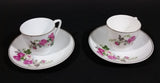 Set of 2 Vintage Floral Pattern Teacup and Saucer - Made in China - Treasure Valley Antiques & Collectibles