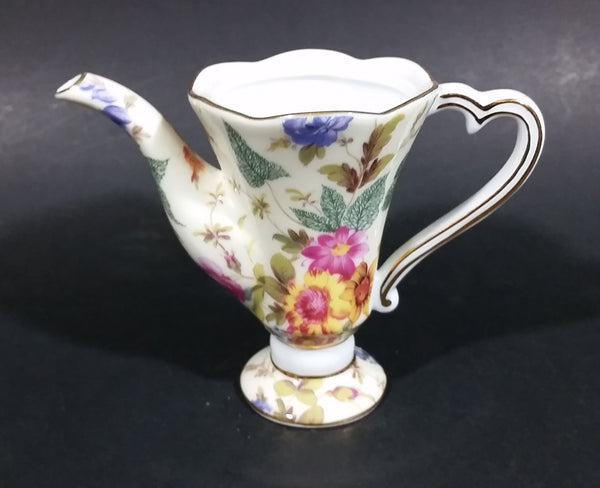 Vintage T. Limoges Miniature Floral Tea Pot (No Lid) - Treasure Valley Antiques & Collectibles