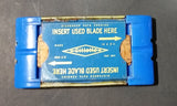 Vintage Gillette Blue Blades Pack w/ Used Blades Underneath - Treasure Valley Antiques & Collectibles
