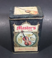 Vintage Charles Keller Master's Est 1873 Musical Instruments Biscuit/Coffee/Tea Decorative Tin - Treasure Valley Antiques & Collectibles