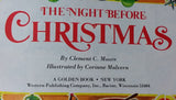 The Night Before Christmas - Little Golden Books - 450 - Collectible Children's Book - "D Edition" - Treasure Valley Antiques & Collectibles