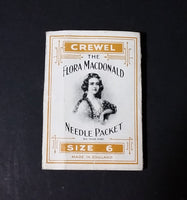Antique late 1800s The Flora Macdonald Needle Packet - Abel Morralls - Crewel - Size 6 - Treasure Valley Antiques & Collectibles