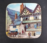 Vintage Set of 4 Charles Dickens Dickensian Scenes "Falcon Inn" Drink Coasters - Treasure Valley Antiques & Collectibles