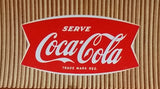 Vintage 1958 Serve Coca-Cola Coke Soda Pop Picnic Basket Food Cart Wagon Beverage Serving Tray