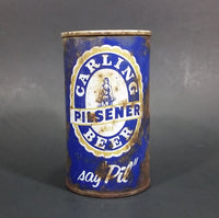 c. 1968 Carling Pilsener Lager say "Pil" 12oz Beer Can - Carling Breweries Vancouver, Canada - Treasure Valley Antiques & Collectibles