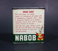 1950s Nabob Foods Vancouver Pure Curry Powder Spice Tin - Still has product inside