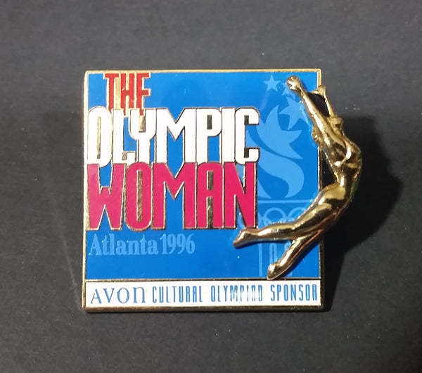 1996 Atlanta Olympic Games "The Olympic Woman" "Avon Cultural Olympic Sponsor" Pin - Treasure Valley Antiques & Collectibles
