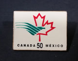 Vintage Canada 50 Mexico Friendship Souvenir Collectible Lapel Pin - Treasure Valley Antiques & Collectibles