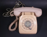 Vintage 1954-1975 GTE Automatic Electric Sand/Beige Model AE-80 Rotary Telephone - Working - Treasure Valley Antiques & Collectibles