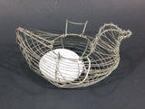 Antique 1940s Hen Shaped Wire Egg Basket - Treasure Valley Antiques & Collectibles
