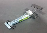 1992 Hot Wheels Top Fuel Dragon Wagon Blue Grey Dragster Diecast Toy Car - Treasure Valley Antiques & Collectibles