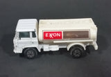 Vintage Yatming White Exxon Semi Oil Gasoline Tanker Truck Diecast Toy - Treasure Valley Antiques & Collectibles
