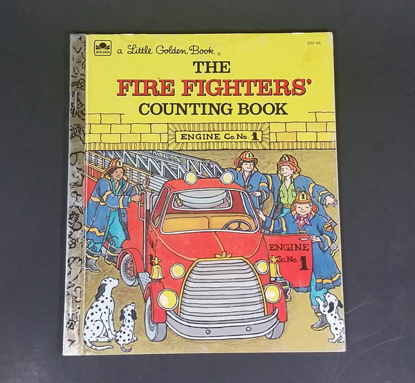 The Firefighters' Counting Book - Little Golden Books - 203-45 - Collectible Children's Book - "B Edition" - Treasure Valley Antiques & Collectibles