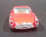 1980s Yatming Red 1957 Chevrolet Corvette w/ Opening Doors Diecast Toy Car No. 1079 - Treasure Valley Antiques & Collectibles