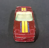 1988 Hot Wheels Chevrolet Corvette Convertible "Speed Fleet" Diecast Toy Car - Maroon - Treasure Valley Antiques & Collectibles