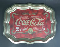 Modern Drink Coca-Cola 5¢ At Fountains In Bottle 5¢ Beverage Serving Tray - Treasure Valley Antiques & Collectibles