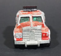 1973 Lesney Matchbox Rolamatics No. 16 Badger Orange Radar Truck Diecast Toy Car - Treasure Valley Antiques & Collectibles