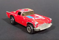 1985 Hot Wheels '57 T-Bird 1957 Ford Thunder Bird Red w/ Yellow & Blue Stripes Die Cast Toy Car Vehicle - Treasure Valley Antiques & Collectibles