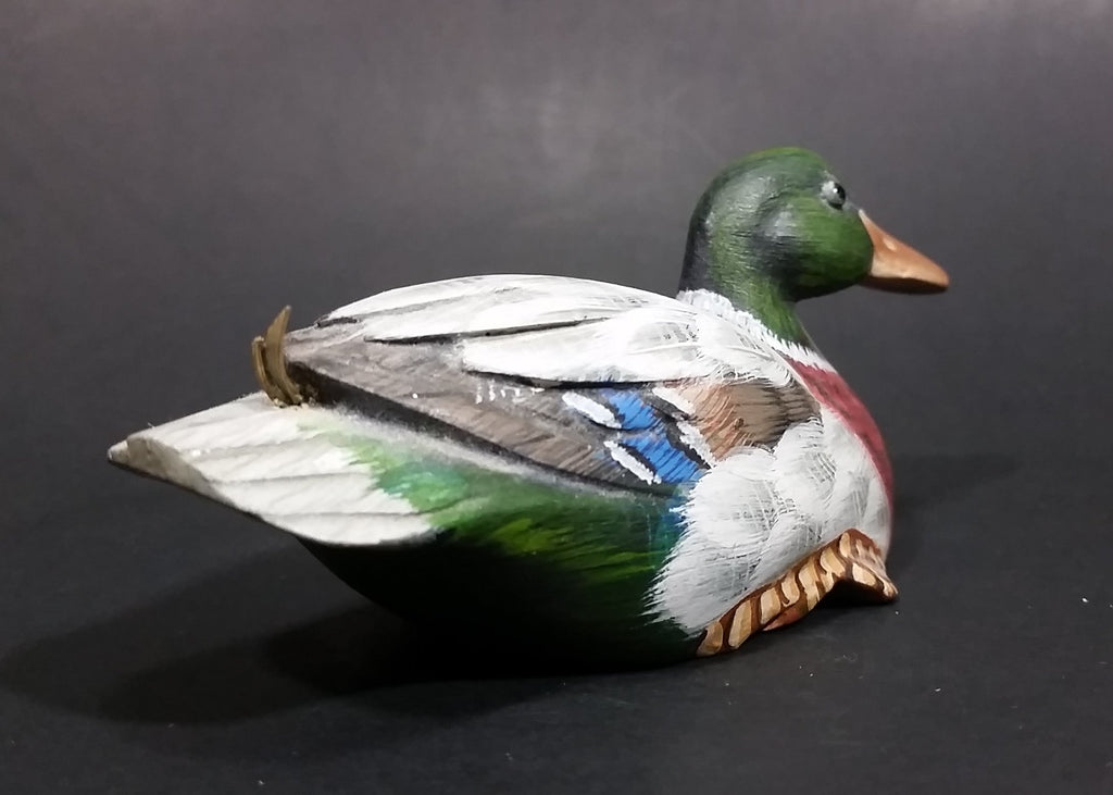 Small Mallard Duck Light Weight Wooden Decorative Decoy – Treasure