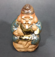 1960-1980 Inarco Japan Man Sitting on a Rock with a Fish Ceramic Figurine E-5900 - Treasure Valley Antiques & Collectibles